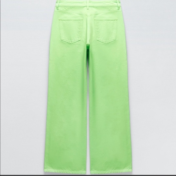 ZARA THE BOOGIE PANT MID RISE FULL LENGTH SUPER WIDE LEG JEANS - Picture 9 of 14